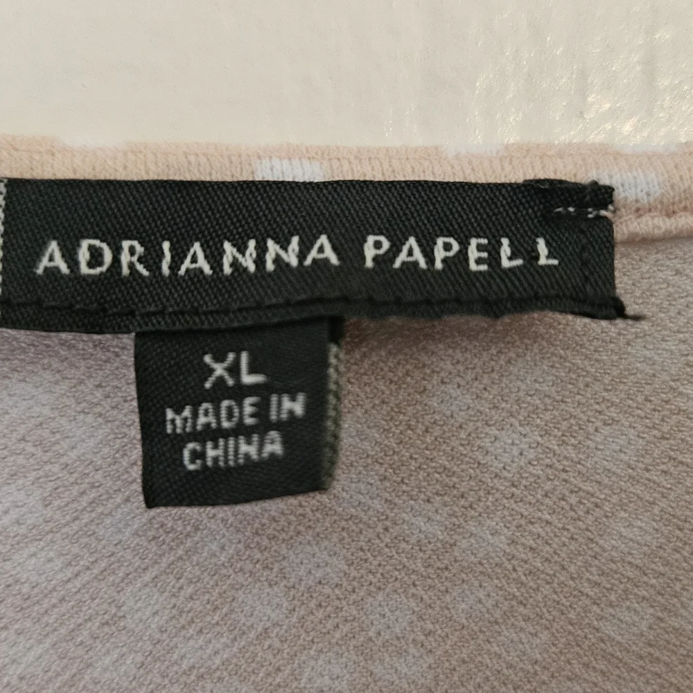 Adrianna Papell Blush Pink Blouse with Smocked Accents - Picture 4 of 4